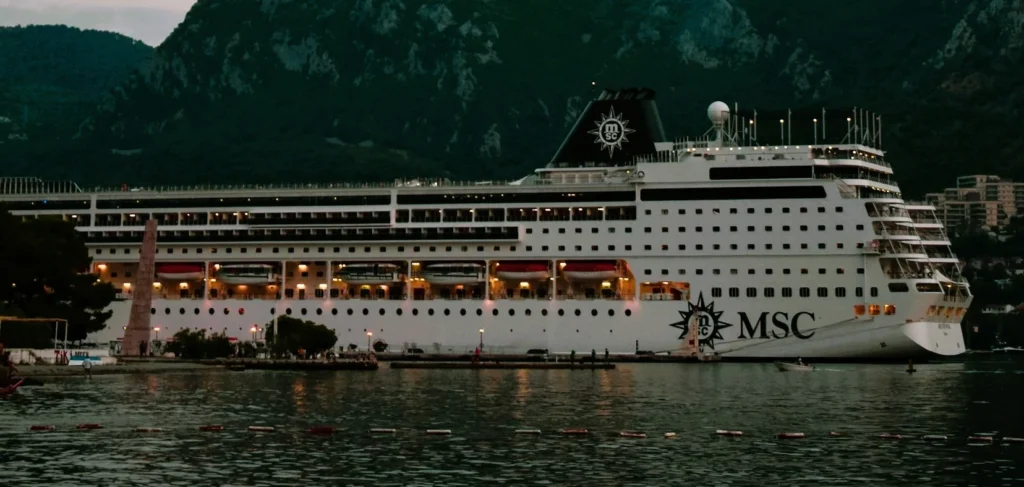 MSC Cruises ash