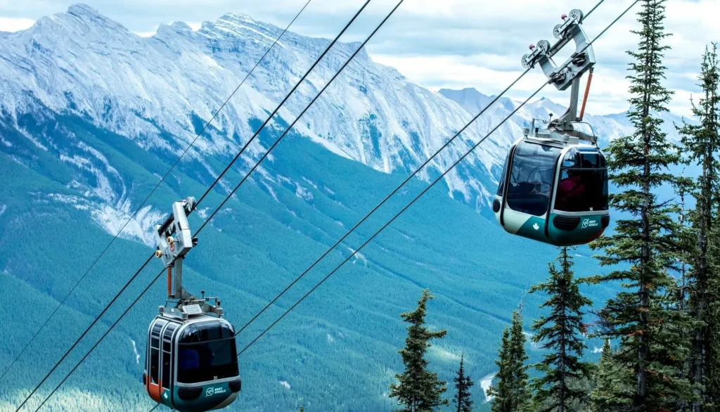 Riding the Banff Gondola