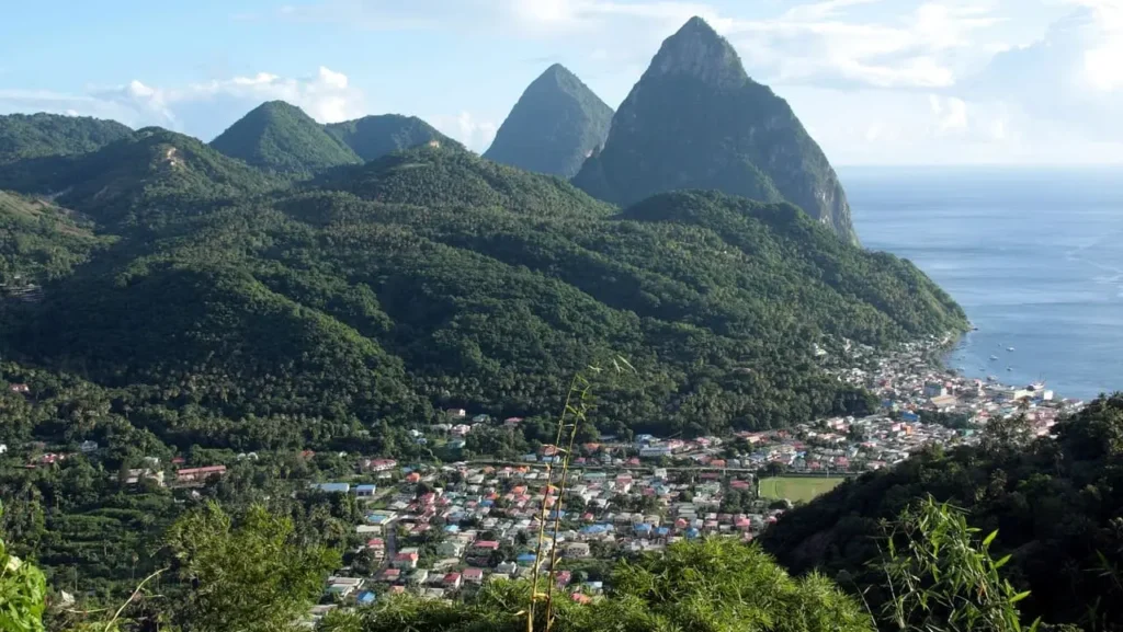 landscapes of St. Lucia