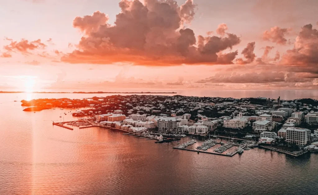 Sunset over Hamilton Harbor, Bermuda