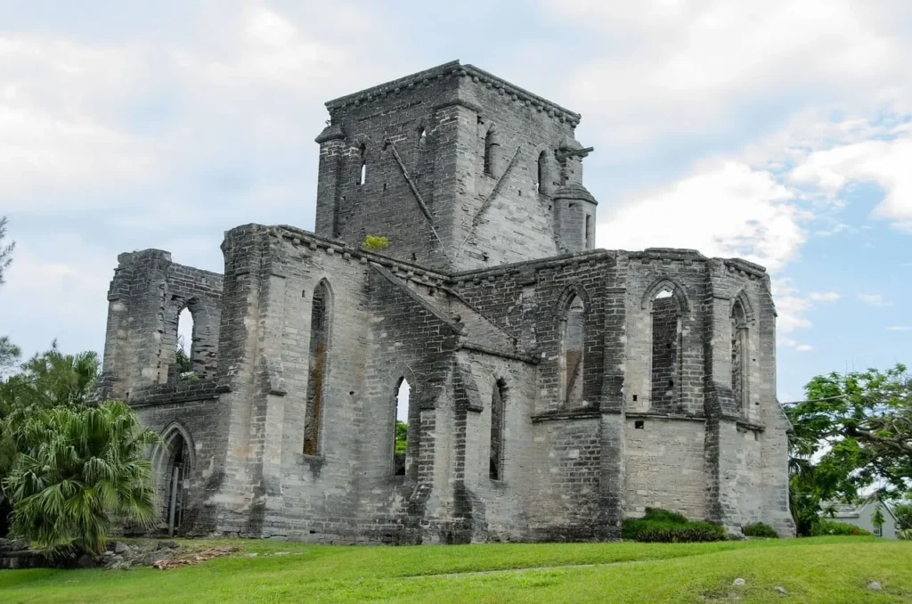 The Unfinished Church in St. George, Bermuda