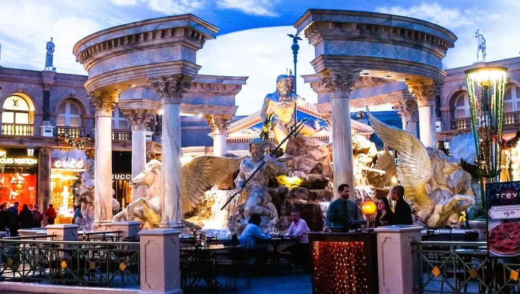 the Forum Shops at Caesars Palace