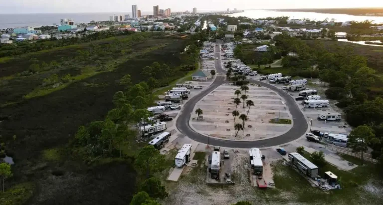 RV parks in Gulf Shores Alabama on the beach