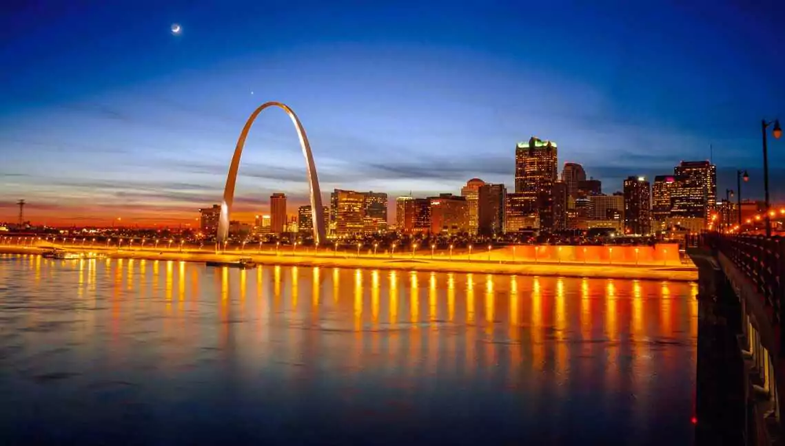 Walkable cities in Missouri