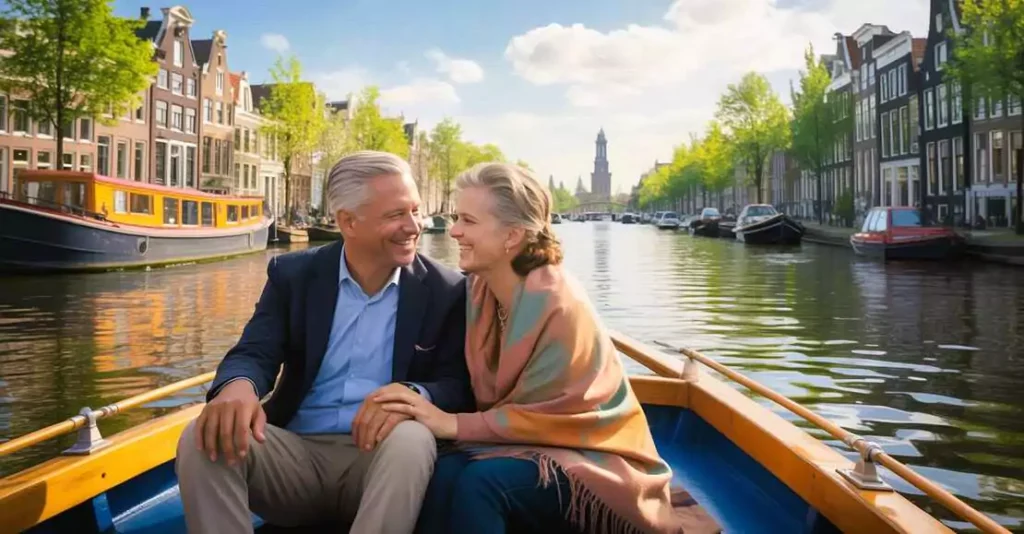 Relaxing and accessible Enjoy a canal cruise in Amsterdam. perfect for seniors with limited mobility.