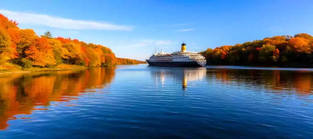 Sail through fall’s finest colors on the St. Lawrence River.