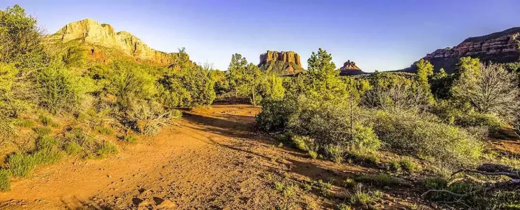 Hike Sedona’s famous trails like Bell Rock or Cathedral Rock.