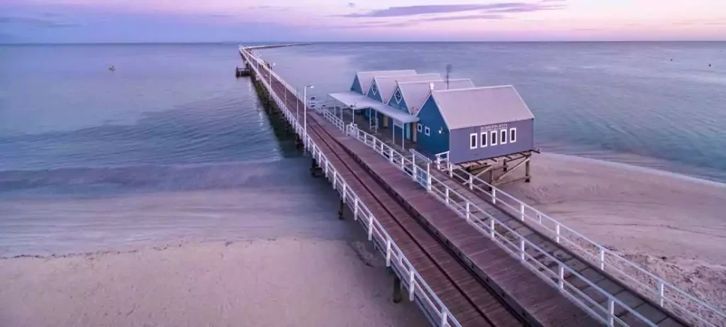 Ride the accessible electric train to the Busselton Jetty’s underwater observatory—no stairs required.