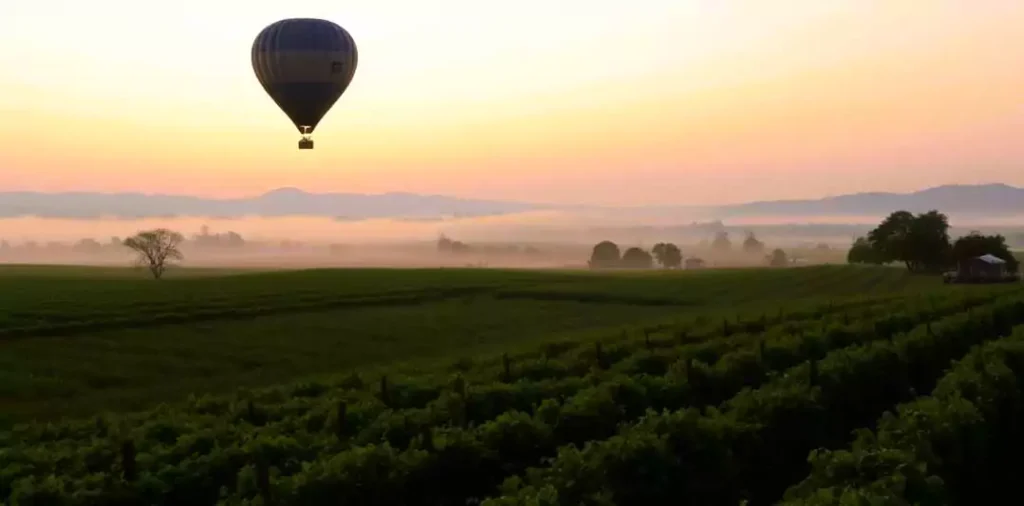 Soar above the Yarra Valley – a serene way to start the day.